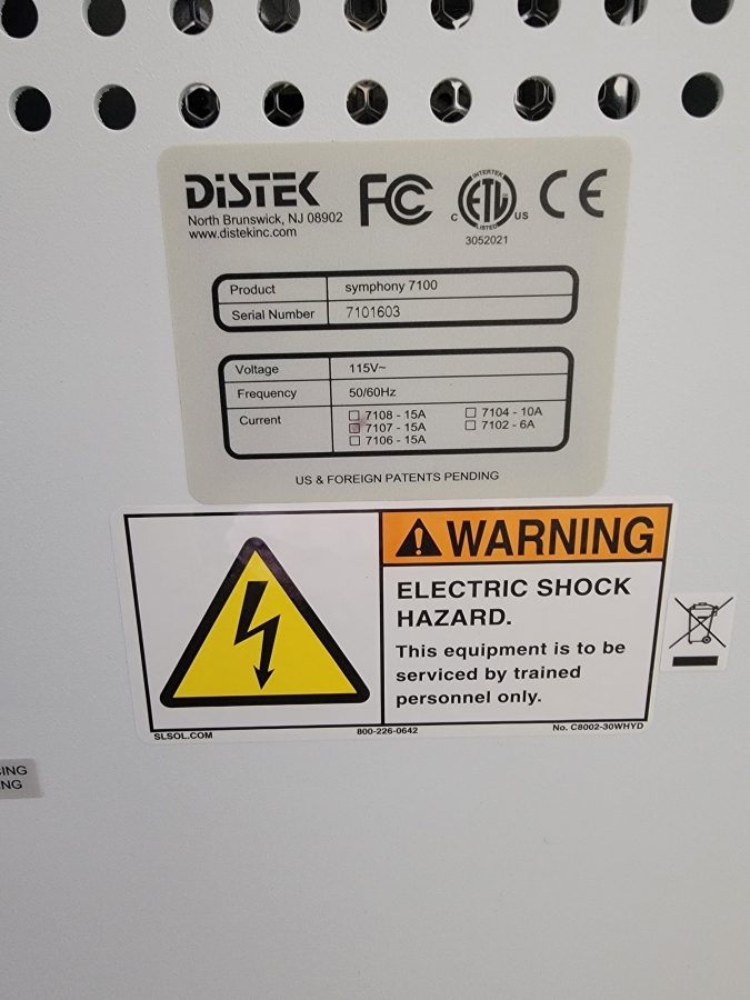 Distek Symphony 7100 Dissolution System; SN:7101603, photo 6 of 11