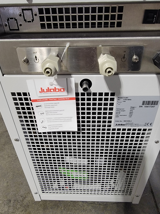 Genevac SP Scientific RKS2-12060-SNW Rocket Synergy 2 Evaporator w/Julabo FL601 Chiller; SN:RK1113, photo 28 of 41