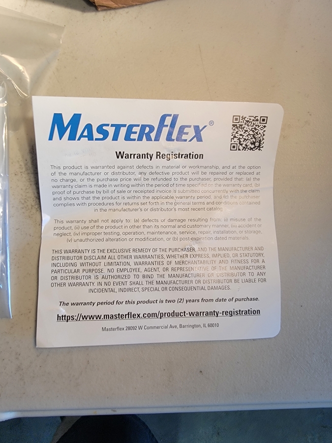NEW Masterflex I/P 07591-22 Peristaltic Pump, 77602-10 Head, 07591-24 Controller, photo 18 of 19
