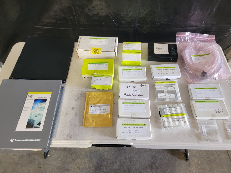 Instrumentation Laboratory ACL 10000 Coagulation Analyzer & Accessories; SN: 04120377, photo 37 of 46