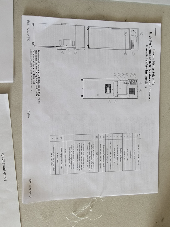 Thermo TSX2305SA 5°C Refrigerator; 115V; SN:11423310012200509, photo 27 of 27