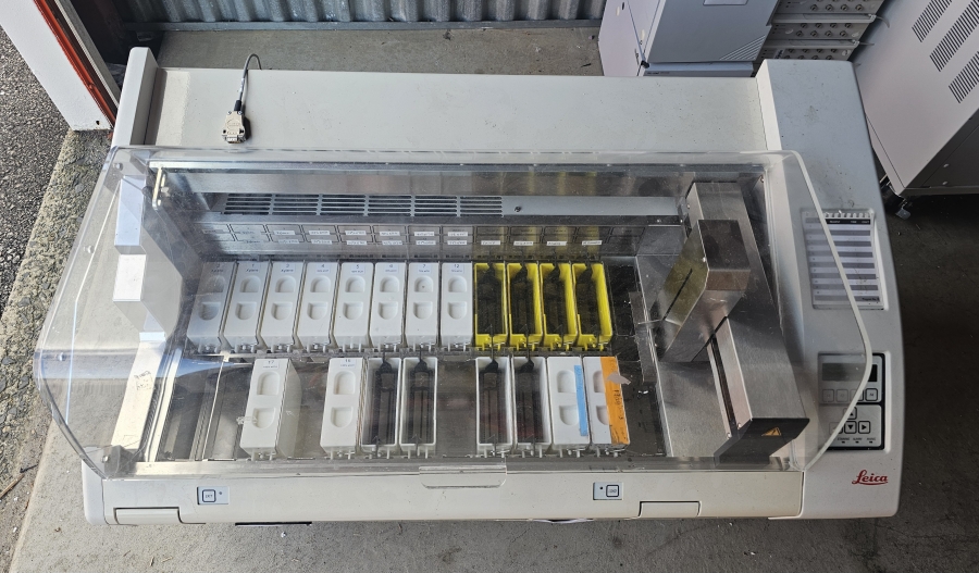 LEICA AUTOSTAINER XL Automated slide stainer ST5010 ; SN:3889/07-2014, photo 10 of 38