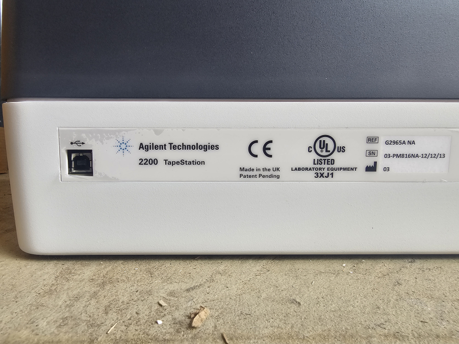 Agilent 2200 automated electrophoresis Nucleic Acid TapeStation system G2965A SN:03-PM659NA-22/05/13, photo 25 of 27