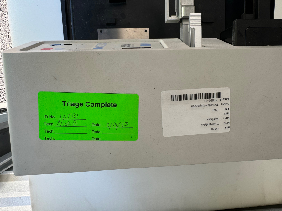 Thermo Matrix WellMate Automated Microplate Reagent Dispenser ; SN:1376, photo 3 of 12