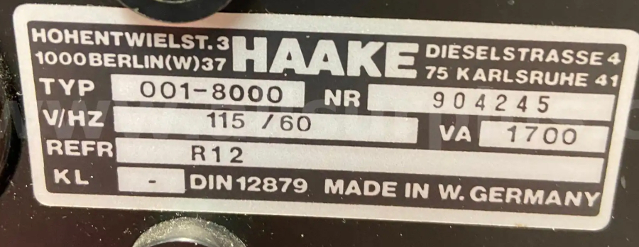 Thermo Haake GH Refrigerated Circulating Water Bath Chiller w C1 controller; SN:904245, photo 5 of 5