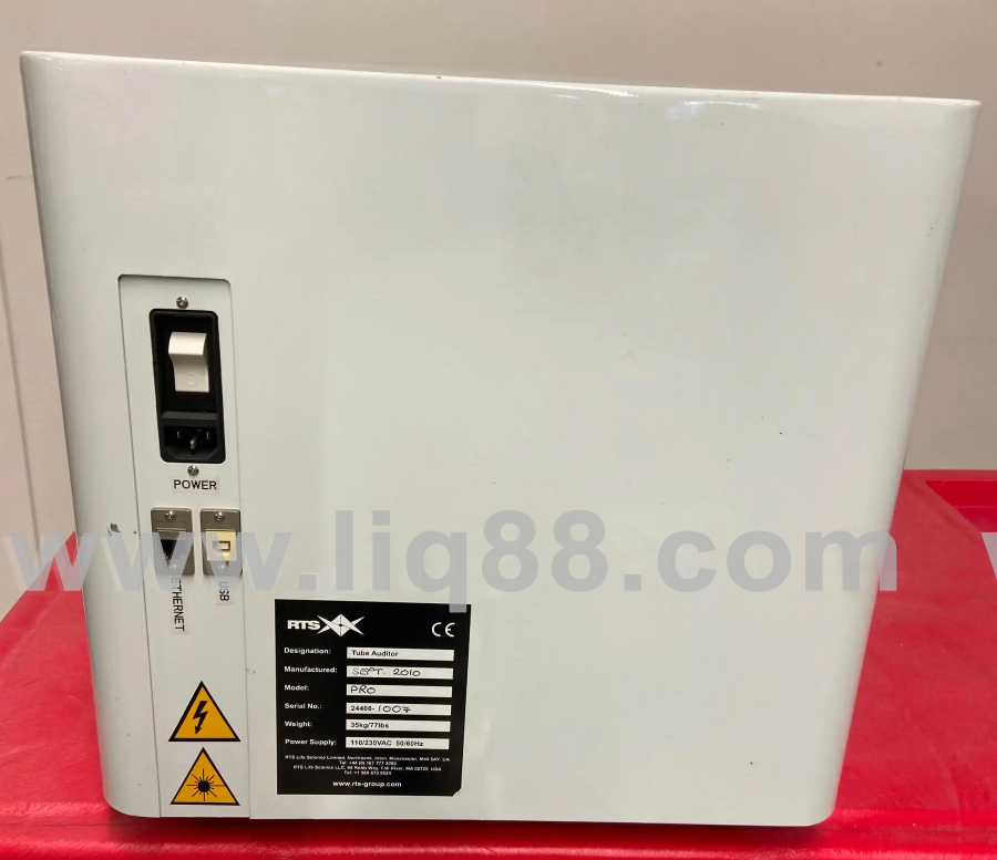RTS Life Science Tube Auditor pro benchtop Volume Measurement Analyzer; SN:24408-1007, photo 3 of 3