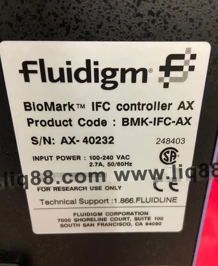 Fluidigm AX Arrayer IFC Controller for BioMark pcr devices; SN:AX-40232, photo 4 of 4