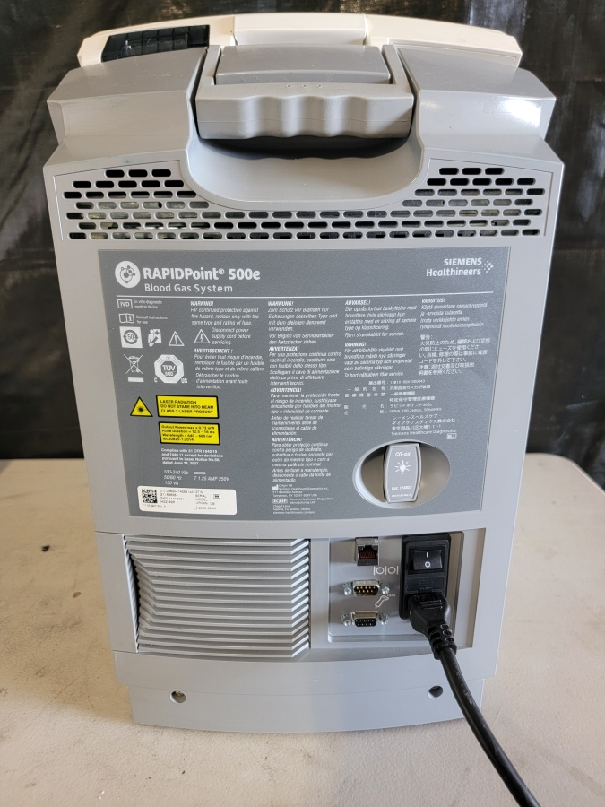 Siemens RAPIDPoint 500e Cartridge-Based Blood Gas Analyzer system, photo 10 of 15