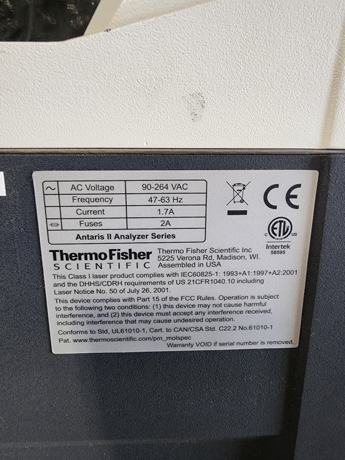 Thermo Scientific Antaris II FT-NIR Analyzer FTNIR Spectrometer w/ Extras, photo 14 of 22