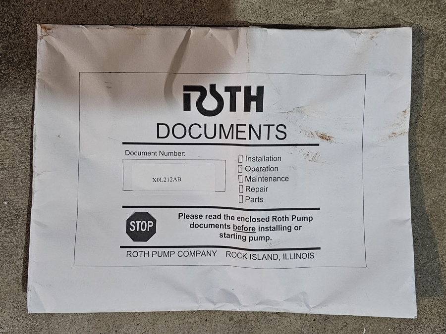 Roth Pump Co. Condensate Return Pump Boiler System 12GPM/20PSI/200F , photo 6 of 29