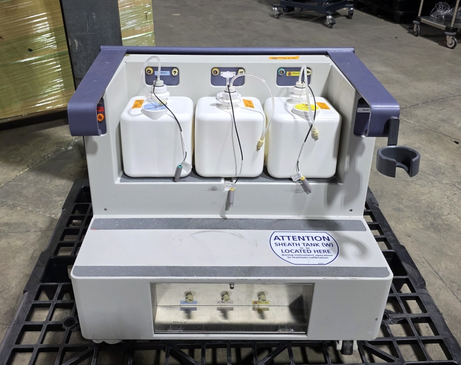 Becton Dickenson BD FACSCanto II 339473 Clinical Flow Cytometer w/ FACSAria II Fluidics Cart; SN:R33947300255, photo 24 of 55