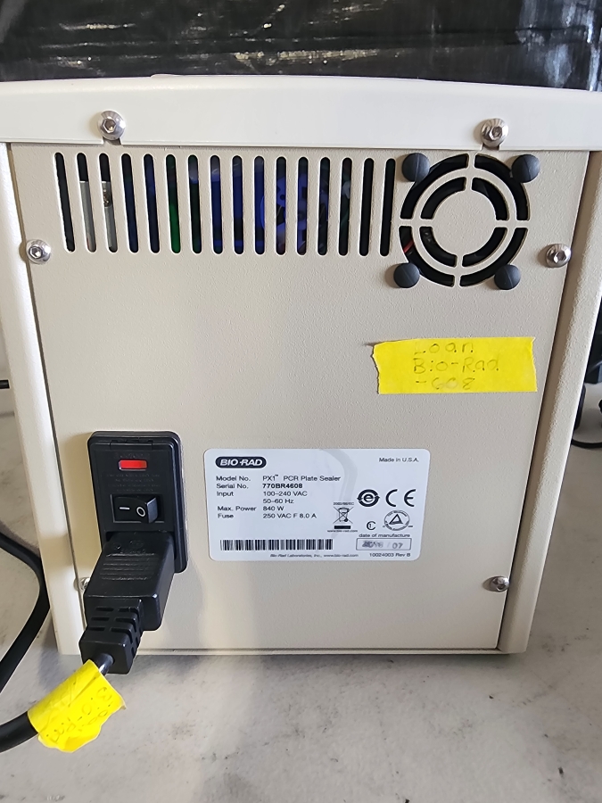 Bio-Rad PX1/QX200 PCR Plate Sealer & Droplet Generator w/HP ProBook Laptop Computer; SN:770BR4608/772BR6727, photo 7 of 20
