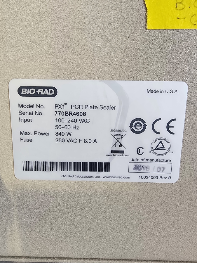Bio-Rad PX1/QX200 PCR Plate Sealer & Droplet Generator w/HP ProBook Laptop Computer; SN:770BR4608/772BR6727, photo 8 of 20