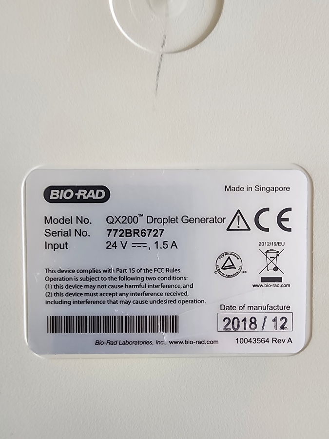 Bio-Rad PX1/QX200 PCR Plate Sealer & Droplet Generator w/HP ProBook Laptop Computer; SN:770BR4608/772BR6727, photo 15 of 20