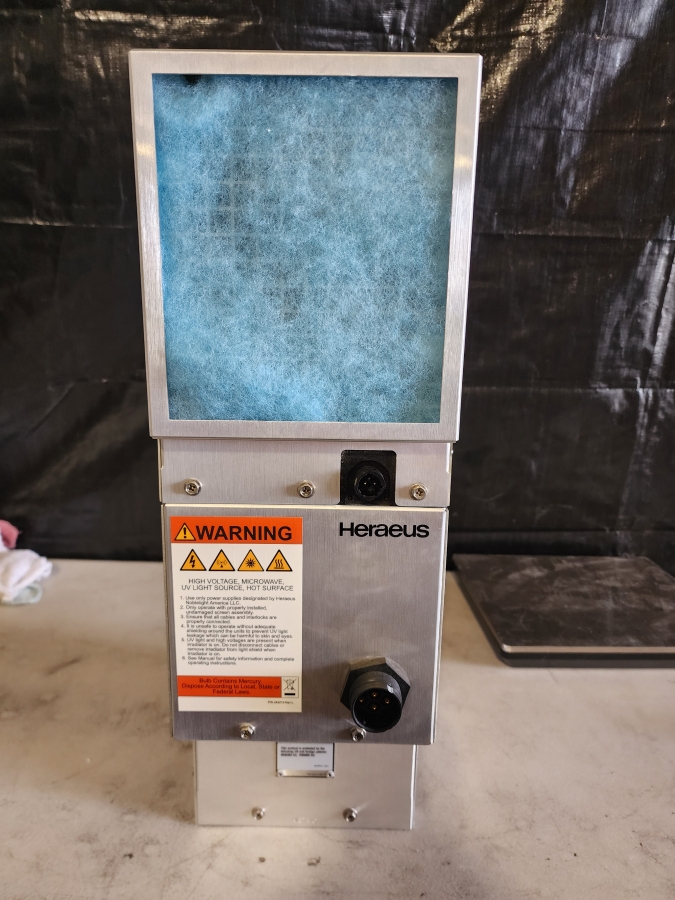 2021 Heraeus P300MQ Power Supply & I300MB Irradiator, 240V, 60Hz & Fusion UV System; SN: 700806/700802 &  700621/700799, photo 8 of 25