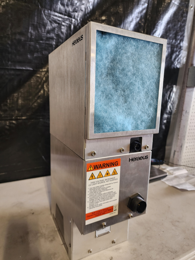 2021 Heraeus P300MQ Power Supply & I300MB Irradiator, 240V, 60Hz & Fusion UV System; SN: 700806/700802 &  700621/700799, photo 12 of 25