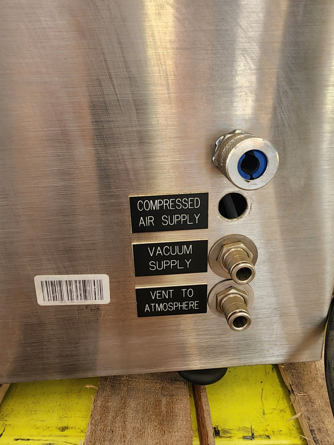 KMD 3599 SS Vacuum Forming Press System w/ GE Pump Motor & parts 2008 SS; SN:CPS-2887, photo 7 of 18