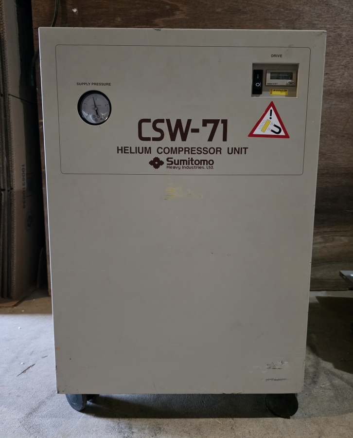 Sumitomo CSW-71D Helium Compressor P/N: 2188440-2, Type: SRDK-408; SN:47C04074D, photo 6 of 22
