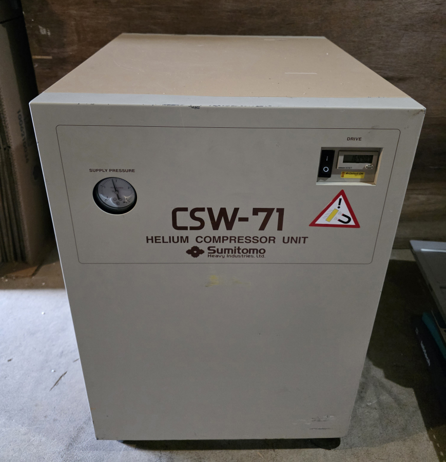 Sumitomo CSW-71D Helium Compressor P/N: 2188440-2, Type: SRDK-408; SN:47C04074D, photo 7 of 22