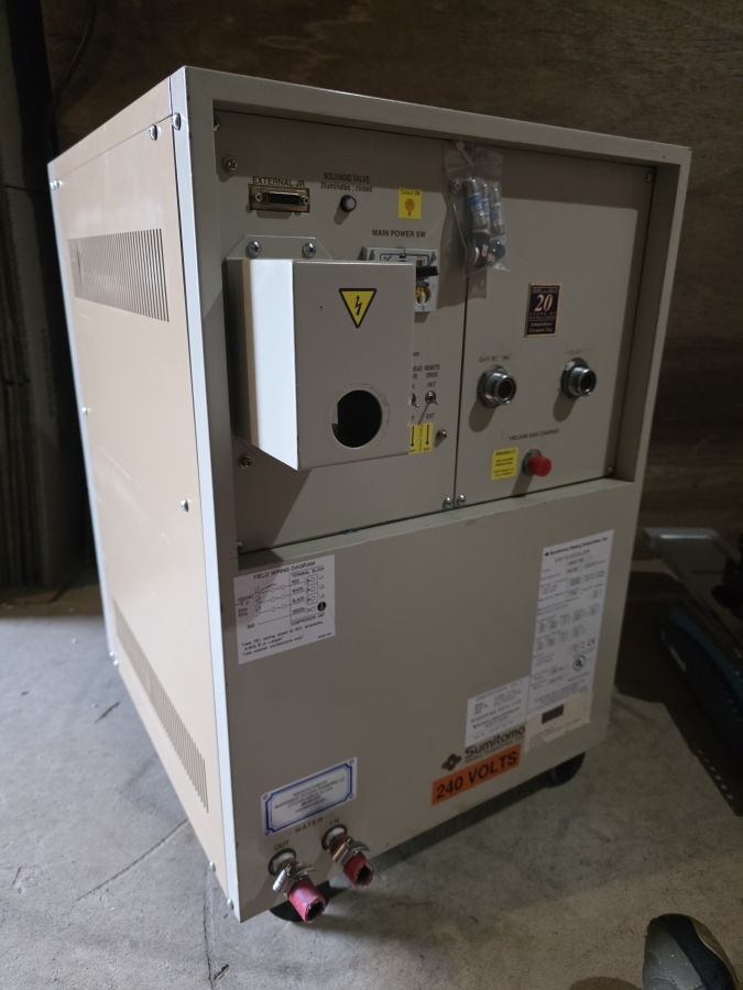Sumitomo CSW-71D Helium Compressor P/N: 2188440-2, Type: SRDK-408; SN:47C04074D, photo 12 of 22