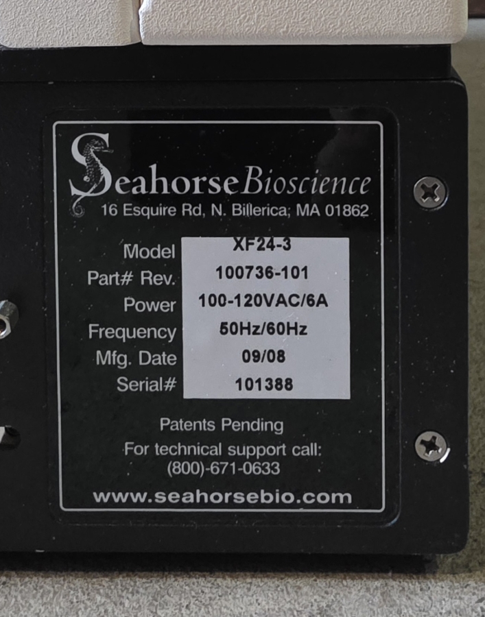 Seahorse Bioscience XF24-3 Extracellular Flux Analyzer w/ Monitor; SN:101434A/101388, photo 10 of 29