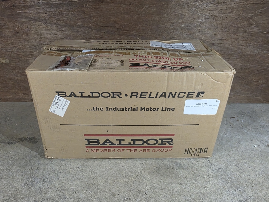 New In Box Baldor CDPX3420 .33 HP 90V DC 1750 RPM Explosion Proof Motor, photo 1 of 7