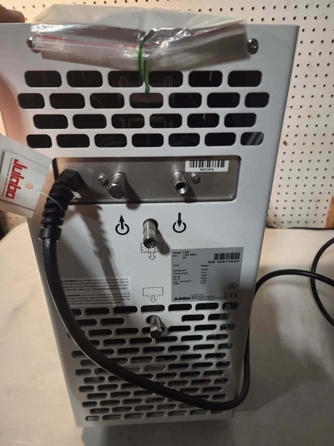Julabo F250 Compact Lab Cooler Recirculating Process Chiller; SN:10371622/10370759, photo 8 of 13