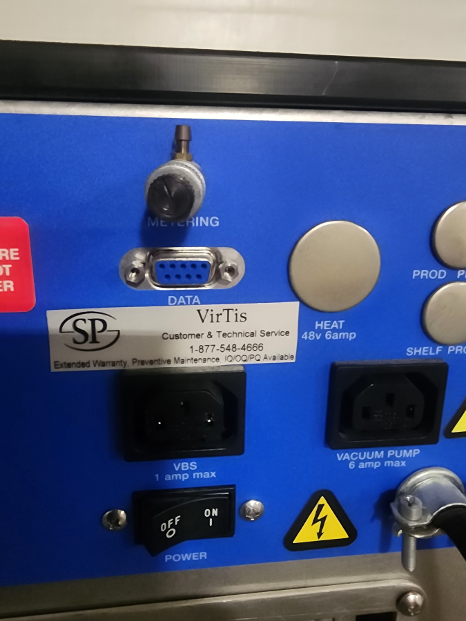 VirTis 3.5L DBTZL-105 412612 Benchtop freeze dryer; SN:219839, photo 9 of 11