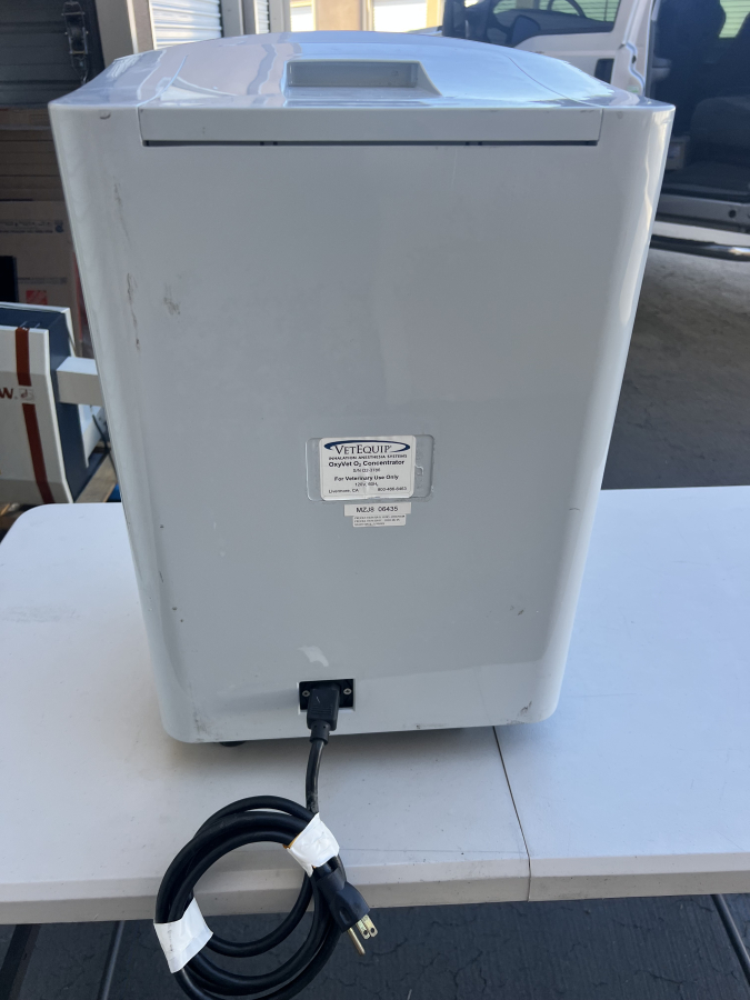 VetEquip OxyVet O2 Concentrator Veterinary Anesthesia Oxygen Generator; SN O2-3786, photo 8 of 8