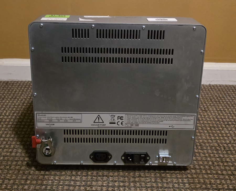 Quorum GloQube Plus Glow discharge system; SN:19006, photo 22 of 31