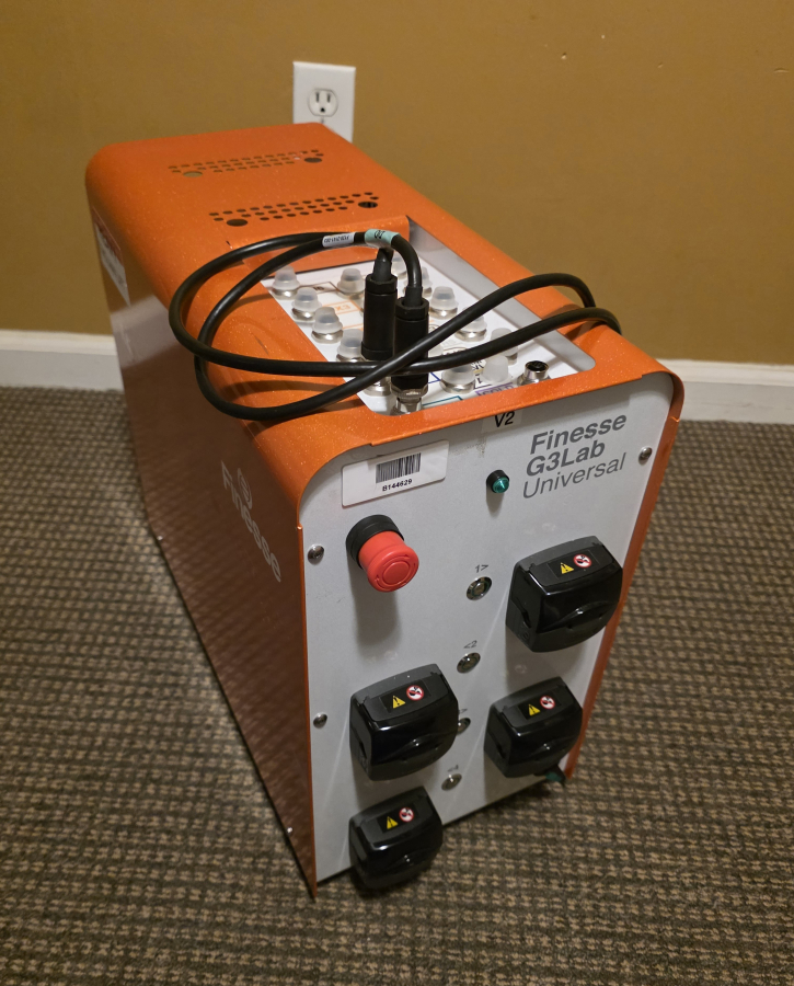 Finesse G3Lab Universal F100-2277-303 Rev 4 Biroreactor controller, manifold, pump; SN:AH5441610015/3/4/6/7/8/9/12, photo 31 of 36