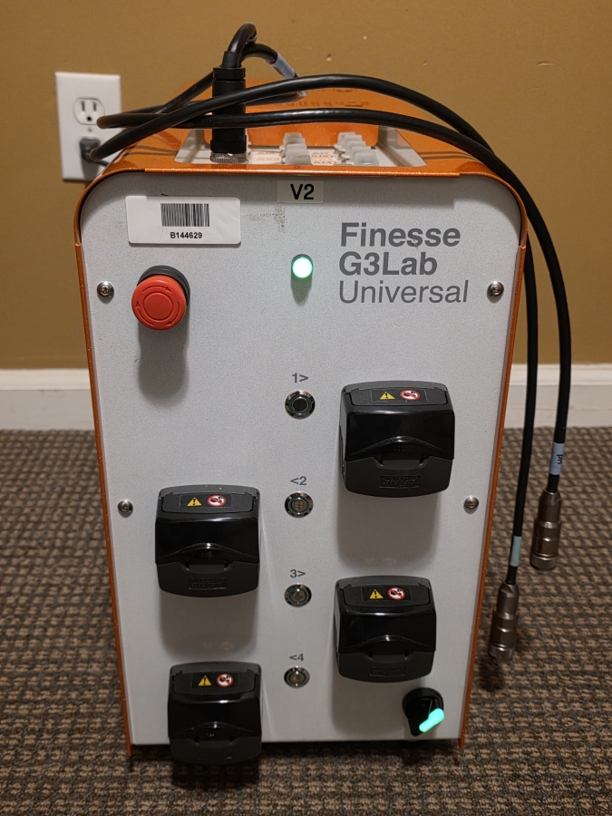 Finesse G3Lab Universal F100-2277-303 Rev 4 Biroreactor controller, manifold, pump; SN:AH5441610015/3/4/6/7/8/9/12, photo 34 of 36