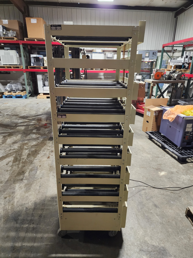 9-Deck, 45 Position Bellco Cell Production Roller Apparatus Cat 7630-75016 & 7630-75014, photo 4 of 10