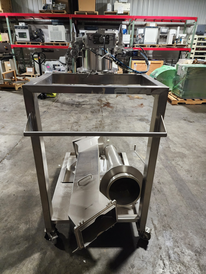 Glatt TKS Split Butterfly Valve Pneumatic Containment Valve + Discharge Hopper, photo 3 of 9