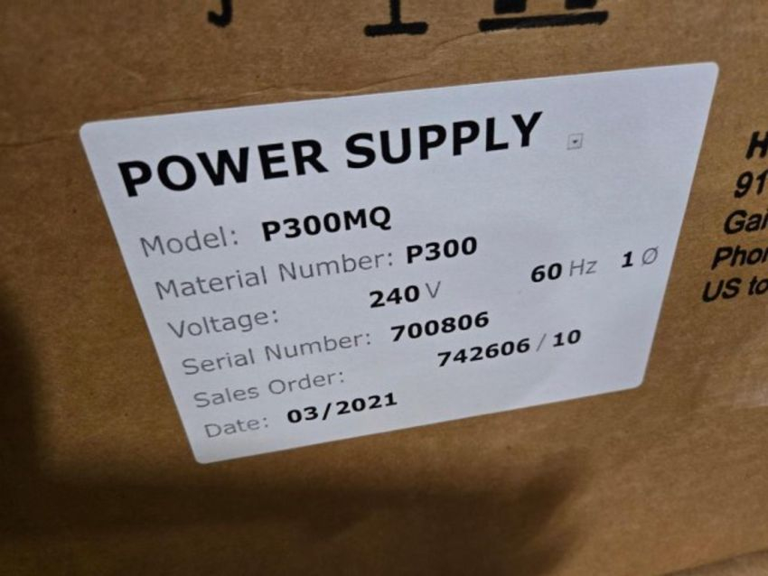 2021 Heraeus P300MQ Power Supply & I300MB Irradiator, 240V, 60Hz & Fusion UV System; SN: 700806/700802 &  700621/700799, photo 4 of 25