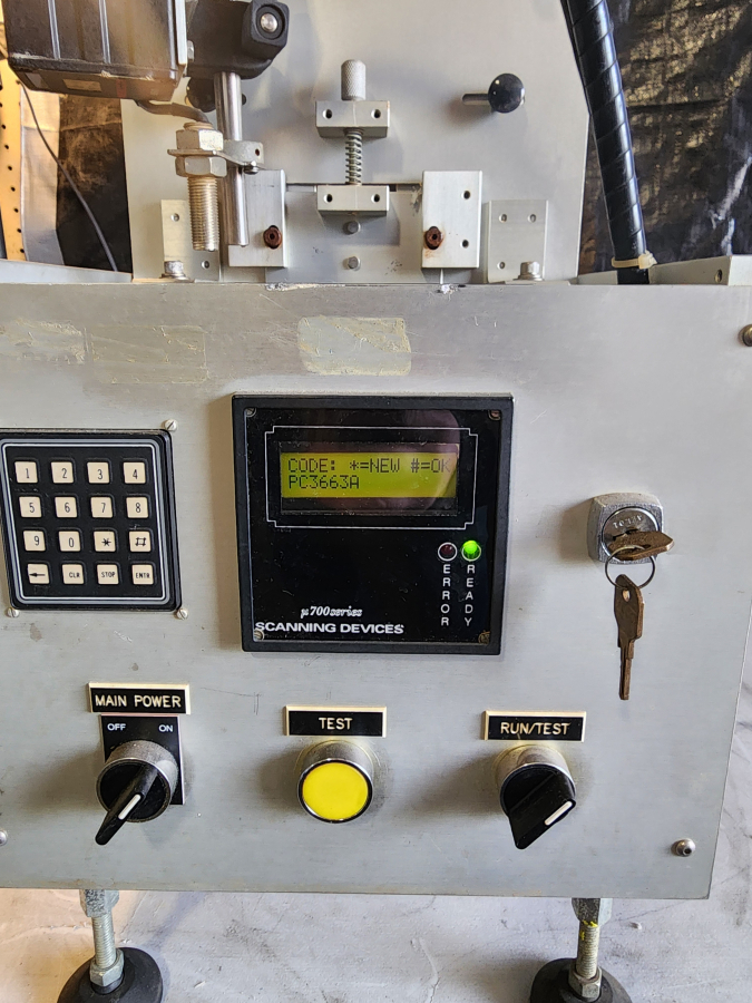Creative Automation 105 Inserter Feeder w/ Microscan MS-610 Barcode Scanner FIS-0610, photo 2 of 14
