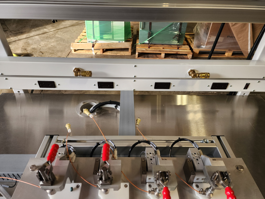 4-Station Pneumatic Pressure Decay Test Bench | Festo MS6 Controls | Workplace Systems Stainless Bench, photo 2 of 9