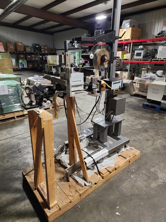 CTM Integration 360 Series Applicator Modular Labeling System Labeler with Markem SmartDate thermal transfer coder, photo 2 of 11