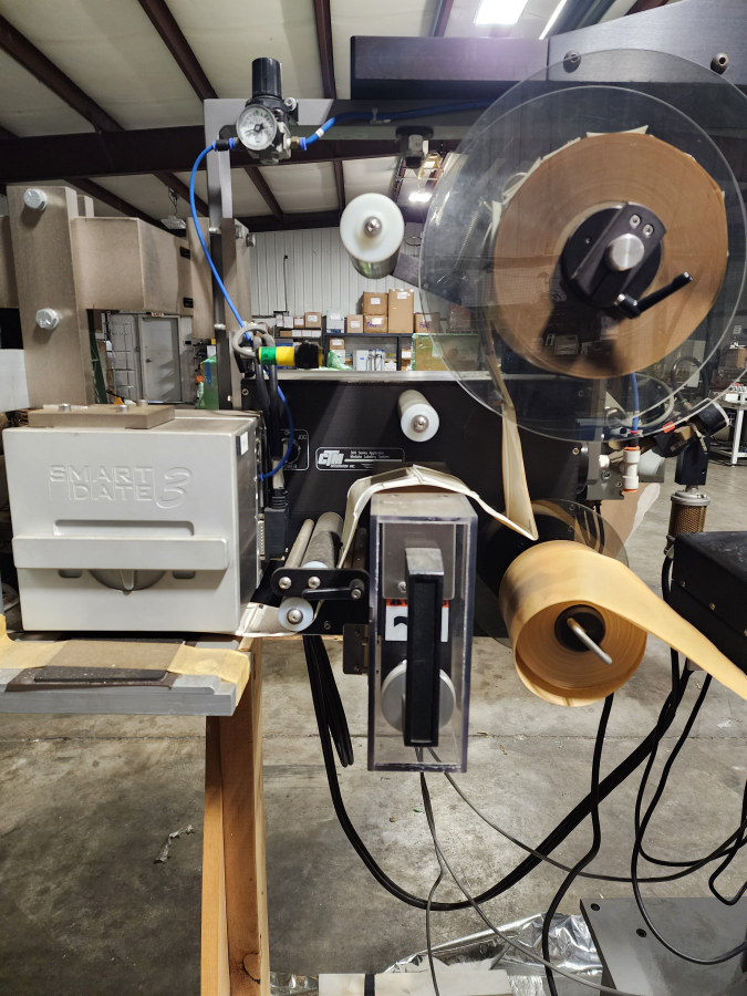 CTM Integration 360 Series Applicator Modular Labeling System Labeler with Markem SmartDate thermal transfer coder, photo 8 of 11