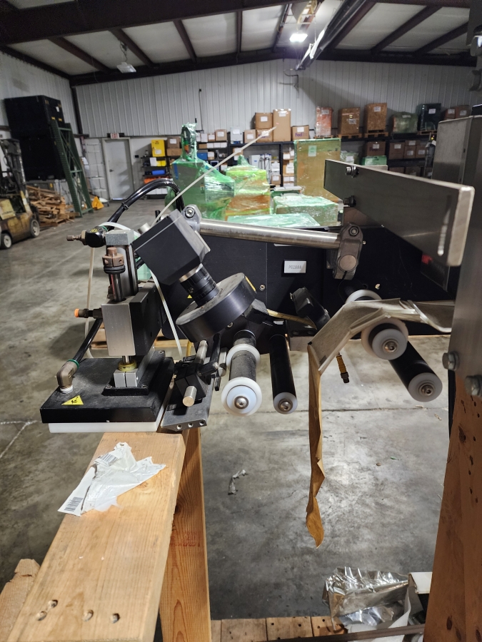 CTM Integration 360 Series Applicator Modular Labeling System Labeler with Markem SmartDate thermal transfer coder, photo 9 of 11