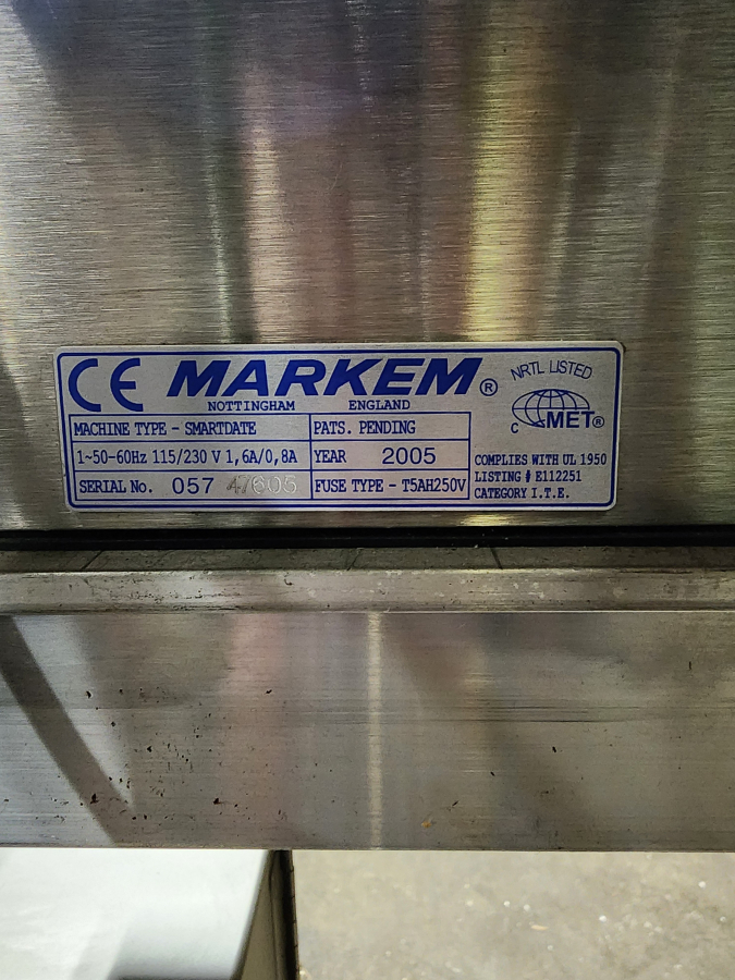 CTM Integration 360 Series Applicator Modular Labeling System Labeler with Markem SmartDate thermal transfer coder, photo 11 of 11