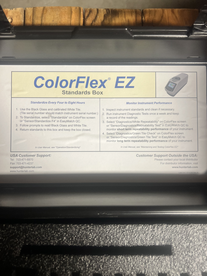 HunterLab 45/0 ColorFlex EZ Benchtop Spectrophotometer Colorimeter; SN:CFEZ1464, photo 5 of 12