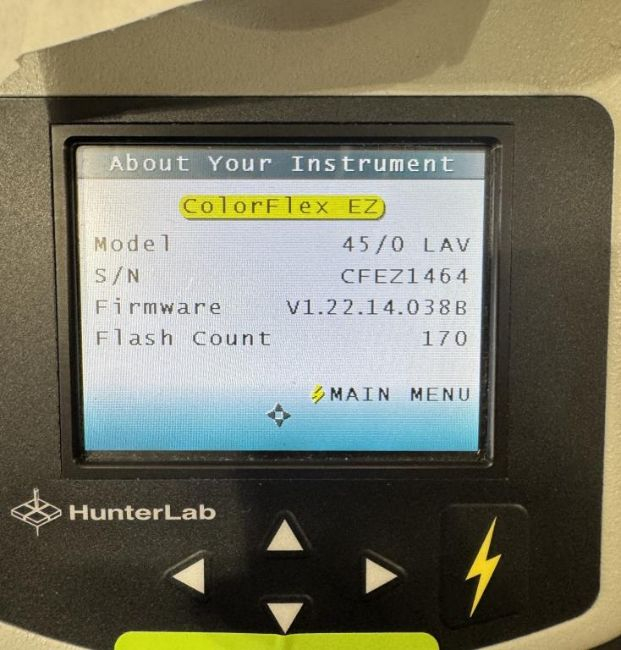 HunterLab 45/0 ColorFlex EZ Benchtop Spectrophotometer Colorimeter; SN:CFEZ1464, photo 8 of 12
