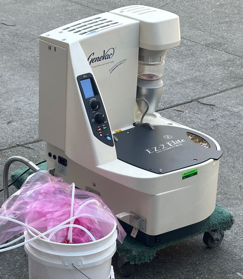 Genevac EZ-2.3 Elite Centrifugal Evaporator w/ nXDS6i Vacuum Pump; S/N: EZ3780, photo 2 of 17
