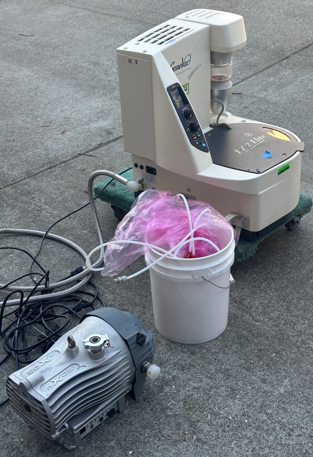 Genevac EZ-2.3 Elite Centrifugal Evaporator w/ nXDS6i Vacuum Pump; S/N: EZ3780, photo 3 of 17