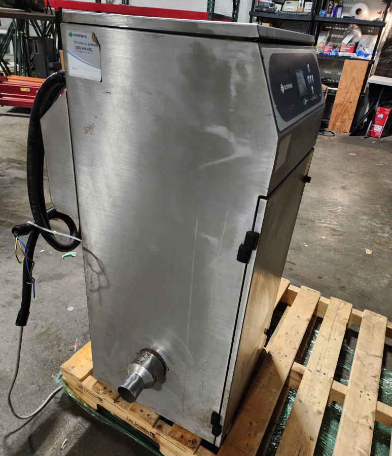 Domino 10mm D320i BCP7 Controler, Laser, DPX1000 L012936 Fume Extractor and printing system , photo 14 of 21