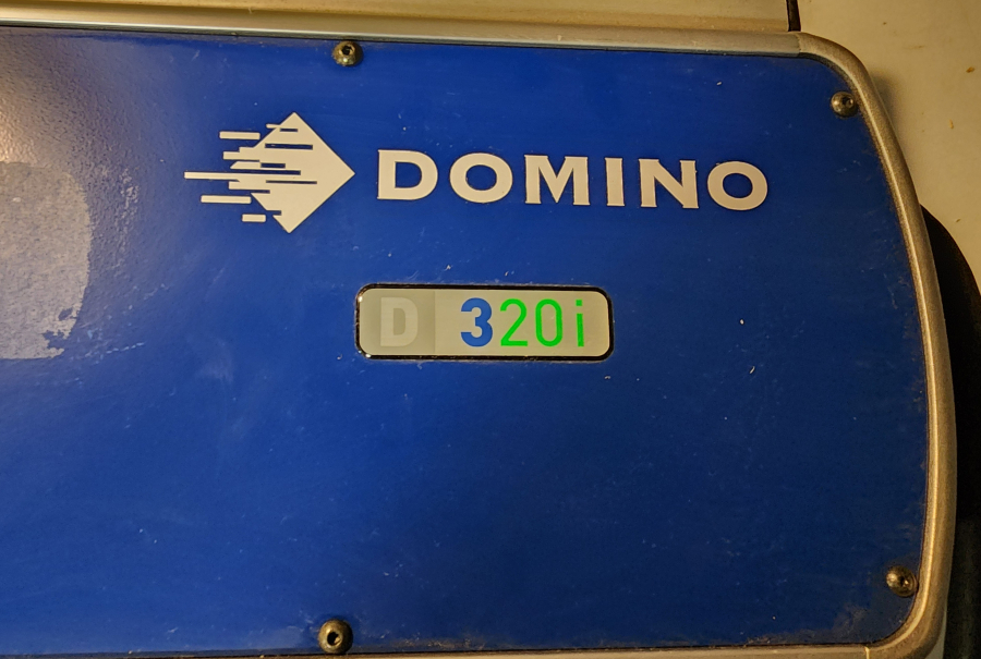 Domino 10mm D320i BCP7 Controler, Laser, DPX1000 L012936 Fume Extractor and printing system , photo 7 of 21