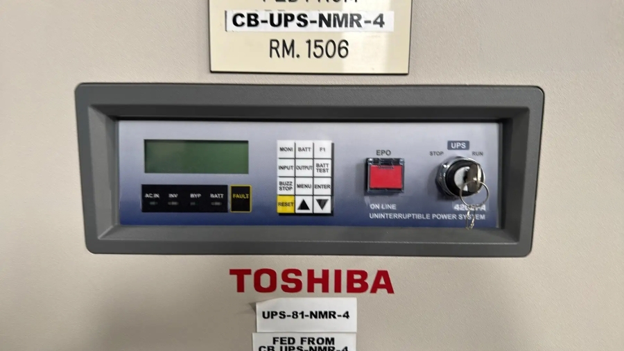 Toshiba G8000 15kVA 3-Phase UPS, 208V In/Out, Type C42F3F150XAMBN, Internal Batteries; S/N 071004084, photo 7 of 11