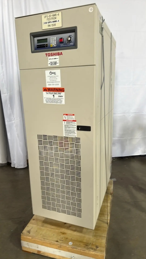 Toshiba G8000 15kVA 3-Phase UPS, 208V In/Out, Type C42F3F150XAMBN, Internal Batteries; S/N 071004084, photo 1 of 11