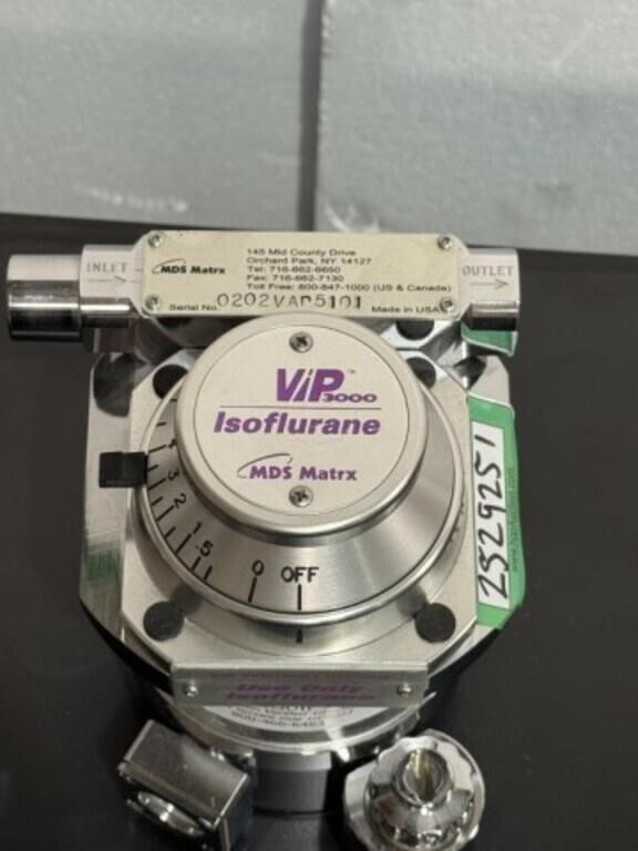 MDS Matrx VIP 3000 Isoflurane Vaporizer, photo 2 of 4